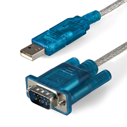 Star Tech 3ft (91cm) 1-Port USB to RS232 DB9 Serial Adapter Cable, USB to Serial Adapter Cable - M/M
