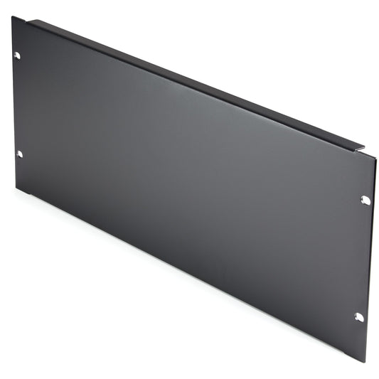 Star Tech 4U Blank Panel for 19 inch Rack, Enclosures & Cabinets, Rack Mount Blanking Panel for Server/Network Racks, 4RU Rack Filler, Solid Panel, Steel