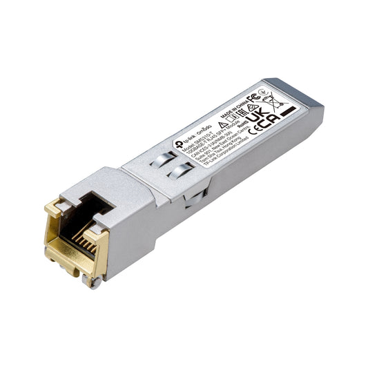 10GBASE-T RJ45 SFP+ Module
SPEC: 10Gbps RJ45 Copper Transceiver, Plug and Play with SFP+ Slot, Support DDM (Temperature and Voltage), Up to 30 m Distance (Cat6a