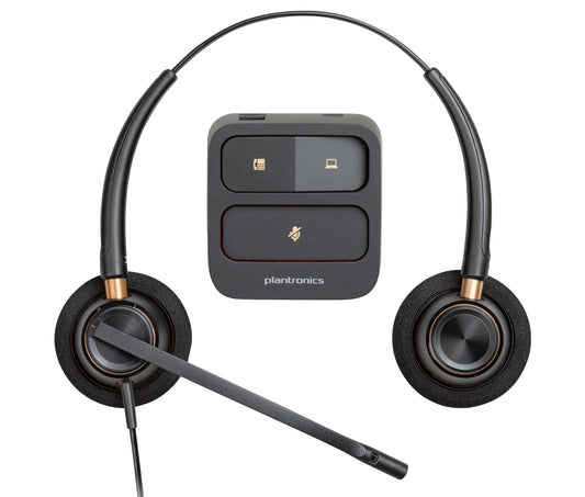 HP Poly EncorePro 520 Binaural Headset +Quick Disconnect product image