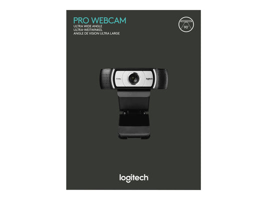 LOGITECH C930E WEBCAM 1080P HD,BUILT IN MIC,AUTO FOCUS, 4X ZOOM,SKYPE CERTIFIED,3YR WTY