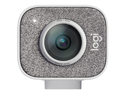 LOGITECH STREAMCAM 1080P HD,BUILT IN MIC,AUTO FOCUS,USB-C,WHITE,1YR WTY