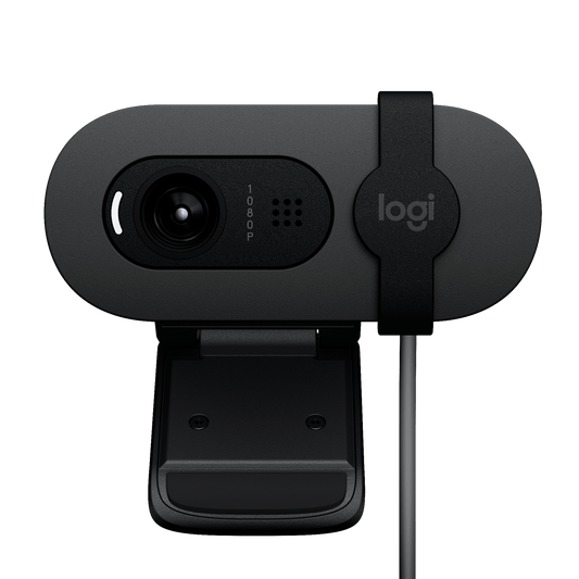 LOGITECH BRIO 105 WEBCAM 1080P HD, BUILT IN MIC, RIGHTLIGHT 2, PRIVACY SHUTTER,3Y WTY