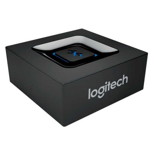 LOGITECH BLUETOOTH AUDIO RECEIVER,WIRELESS STREAMING, 3.5MM(1), RCA(1), BLACK,1YR WTY
