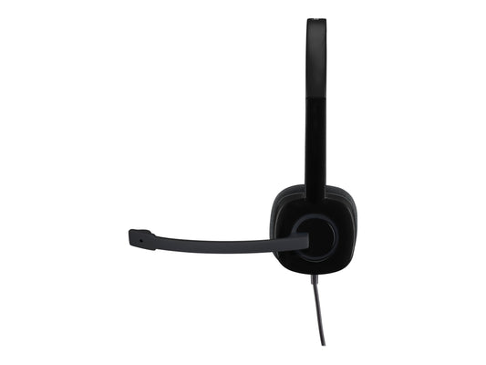 LOGITECH H151 STEREO HEADSET - WIRED, 3.5MM CONNECTION - 1YR WTY