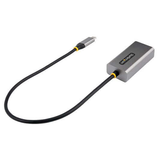 Star Tech USB-C to Ethernet Adapter, USB 3.0 to Gigabit Ethernet Network Adapter - 10/100/1000 Mbps, USB-C to RJ45 Ethernet Adapter (GbE), 12in Attached Cable, Driverless Install