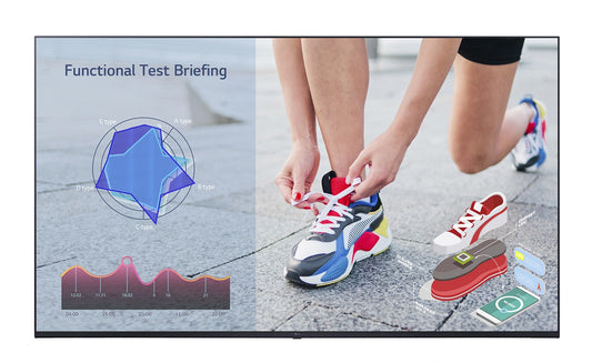 LG 50UL3J-N Signage Display Digital signage flat panel 127 cm (50") LED Wi-Fi 400 cd/m² 4K Ultra HD Black WebOS 16/7