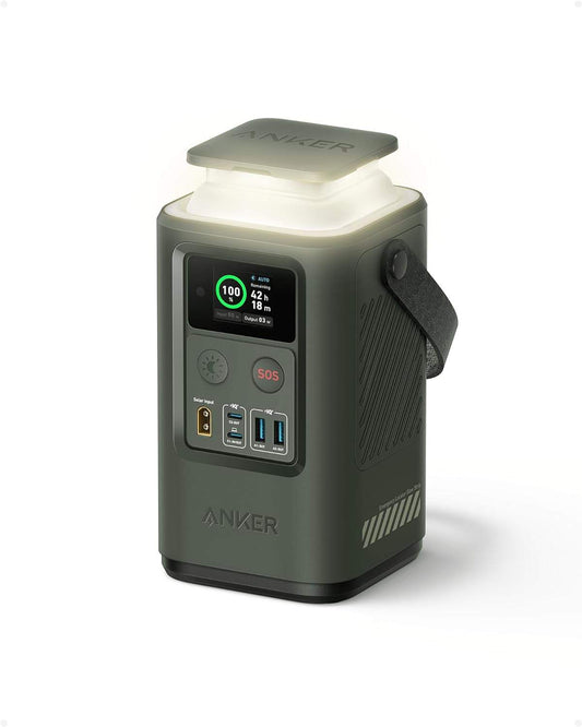 ANKER POWERCORE RESERVE 60K 60W POWER BANK WITH RETRACTABLE EMERGENCY LIGHT (GREEN)