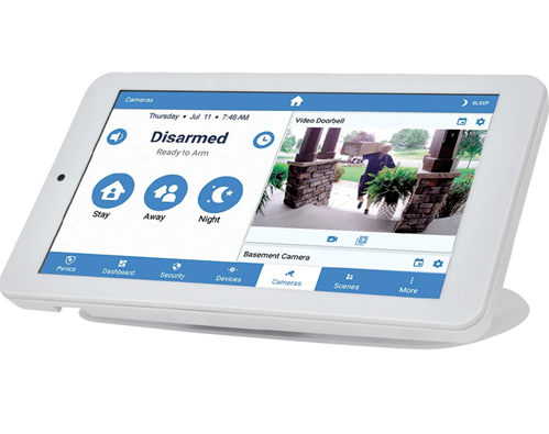 Alula Security - 7" Touchpad - Slimline White with DeviceLink Card