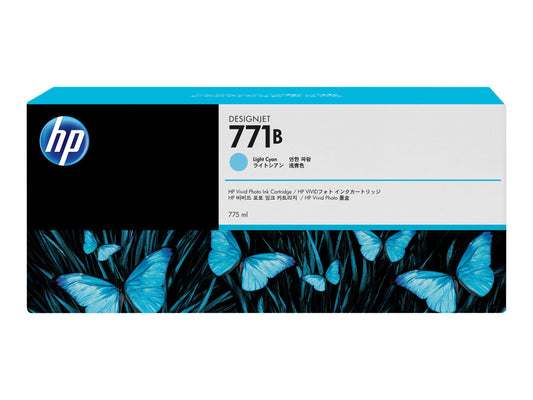 HP 771B 775ML LIGHT CYAN DESIGNJET INK CARTRIDGE - Z6200/Z6800/Z6810