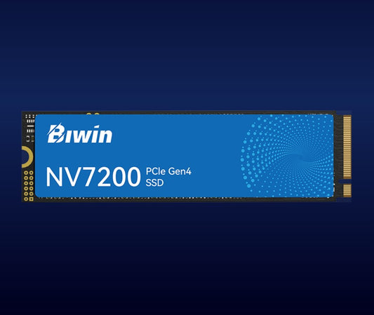 BIWIN NV7200-500G -PCIe4.0 M.2 2280 “up to up to 6300MB/s & 3100MB/s Case pack(Iner/Out) 30/120