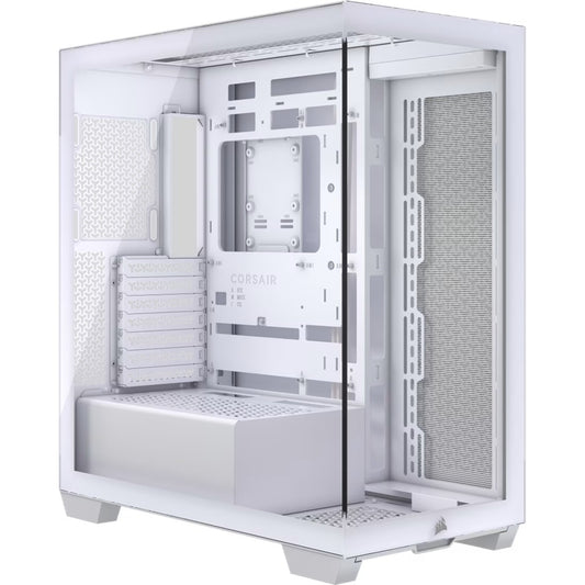 Corsair 3500X Mid-Tower PC Case, White – 506×240×460mm, ATX/E-ATX, 425mm GPU, 170mm CPU, 360 rad side/top, TG panel, USB-C, 7+4 slots, 2 yr wty