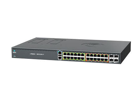 Cambium cnMatrix EX3028R-P, Intelligent Ethernet Switch, 24 1G(12 PoE+ ports and 12 4PPoE ports(60W)) and 4 SFP+ ports, , Dual/Removeable power supplies