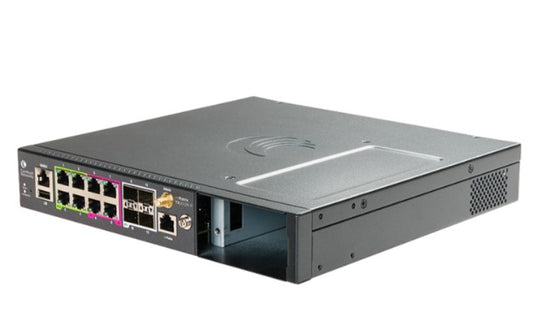 Cambium cnMatrix TX 2012R-P, Intelligent Ethernet PoE Switch, Cambium Sync, 8 x 1gbps, and 4 SFP+, Removeable Power Supply (not included) - no pwr cord