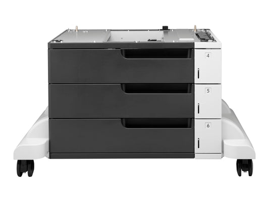 HP LASERJET 3X500 SHEET FEEDER AND STAND
