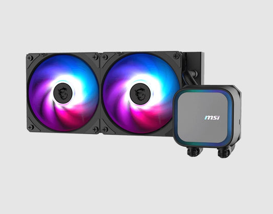 MSI MAG CORELIQUID A13 240, 2.4' IPS, USB 2.0 pin header, SATA, 2 fans, Two Ball Bearing, AM5 / AM4, 3 y warrenty