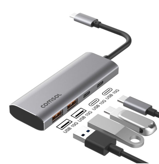 COMSOL USB-C 4 PORT HUB 10GBPS