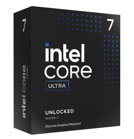 Intel Core Ultra 7 Processor 265KF LGA1851 (30M Cache, Up to 5.50 GHz)(15th Gen) Please note: No CPU Cooler Included