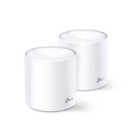 TP-LINK DECO X60 MESH WI-FI SYSTEM, AX5400, GbE(2), 2-PACK, 3YR