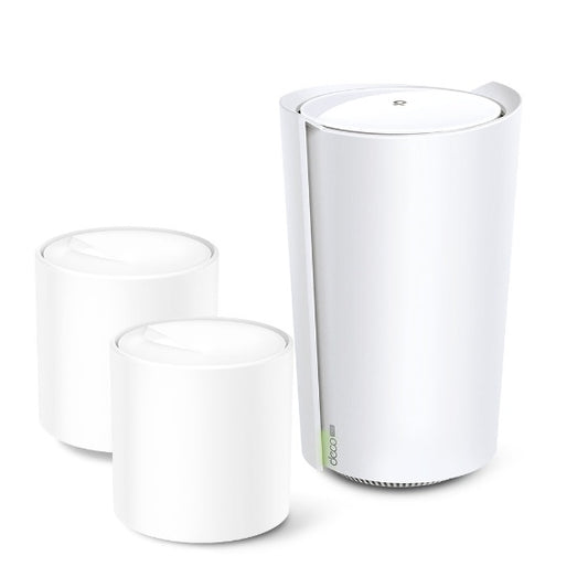 TP-LINK DECO AX5400 DSL MESH WI-FI 6 MODEM, GbE/WAN(4), RJ-11(2), 3-PACK, 3YR