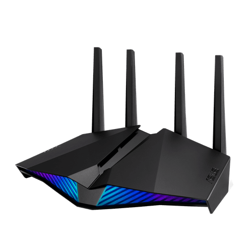 ASUS AX5400 WIRELESS ROUTER, DUAL BAND, GbE(4), USB(1), ANT(4), DSL, 3YR WTY