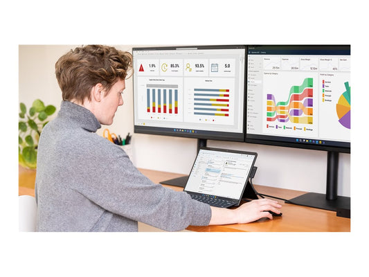 SURFACE CO-PILOT KEYBOARD TYPE COVER PRO 8,9,X,10,11 NO PEN  AND NO PEN SLOT - BLACK