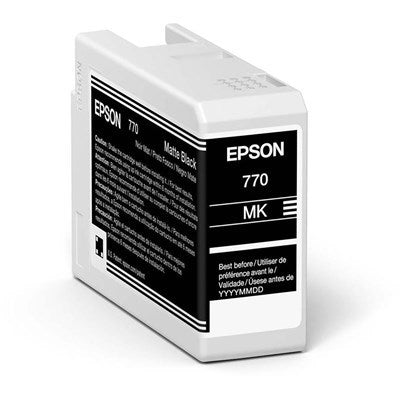EPSON ULTRACHROME PRO10 INK SURECOLOR SC-P706 MATTE BLACK INK CART repEPC13T46S80N