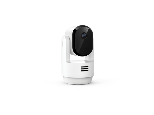 Arlo Essential Pan Tilt Indoor Security Camera 2K – White (VMC3073-100AUS)