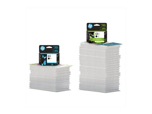 HP 63 BLACK INK CARTRIDGE