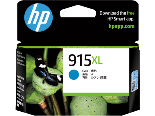 HP 915XL CYAN ORIGINAL INK CARTRIDGE 825 PAGES