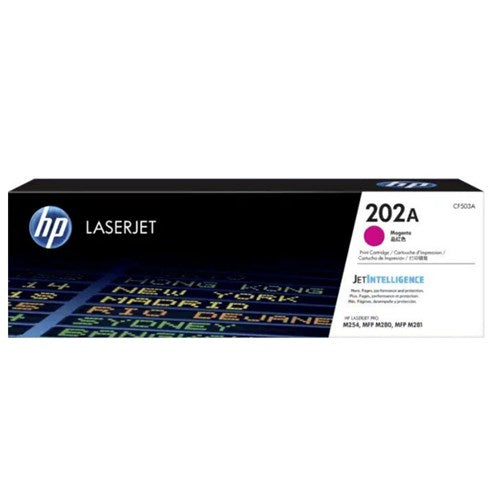 HP 202A MAGENTA LASERJET TONER 1.3K FOR M254DW M254NW M280NW M281FDN M281FDW