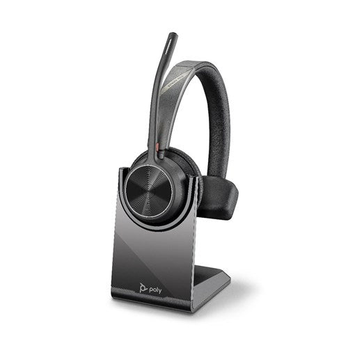 POLY VOYAGER 4310-M MICROSOFT TEAMS CERTIFIED USB-C HEADSET BT700 DONGLE CHARGING STAND