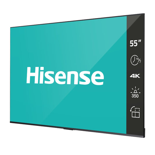 Hisense 55DP30FE 55 UHD Digital Signage 350nit 16 x 7 Android 9