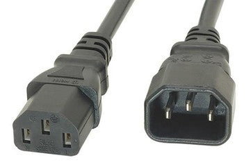 COMSOL 1MTR POWER EXTENSION CABLE IEC-C13(F) - IEC-C14(M)