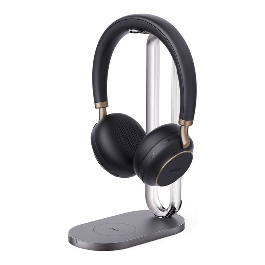 Yealink BH76 Teams ANC Bluetooth Headset With Charging Stand, Black, USB-A, Includes Charging Stand, Rectractable Microphone Up to 35 hours *EOS*