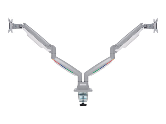 KENSINGTON PREMIUM DUAL MONITOR ARM, UP TO 32" & 9KG, H/ADJ, VESA 75x75, 100x100 - GREY