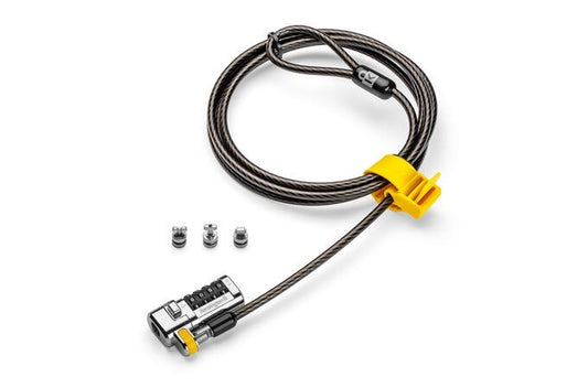 KENSINGTON CLICKSAFE COMBO NOTEBOOK LOCK, UNIVERSAL LOCK SLOT- TBAR/N17/NANOSAVER, MASTERC