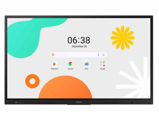 SAMSUNG (WAF) INTERACTIVE DISPLAY, 86" UHD, 400NITS, HDMI(3), LAN/WIFI, 12H/7D, 3YR
