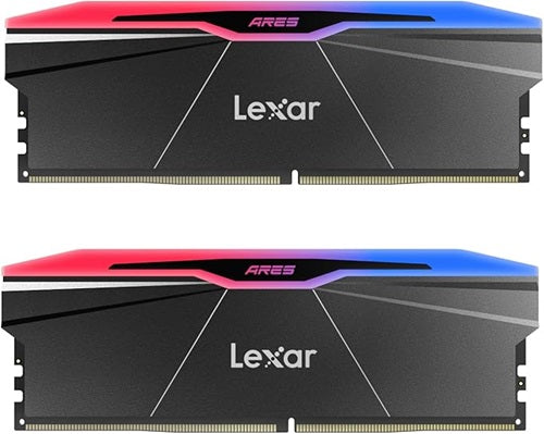 Lexar LD5U24G76C38BR-RGD ARES 2nd Gen U-DIMM DDR5 7600 48GB Kit (24GB*2), CL38, RGB Black, dual pack