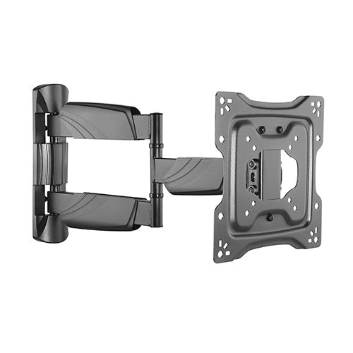 Brateck Elegant Full-Motion TV Wall Mount For 23'-42' up to 35KG, VESA Compatible: 75x75,100x100,200x100,200x200, Fine Texture Black