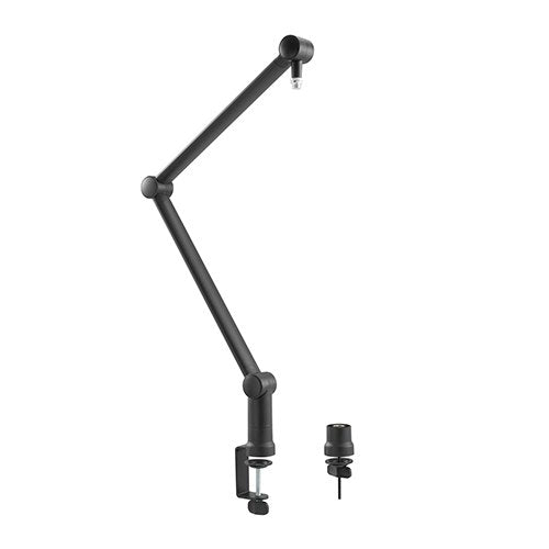 Brateck Professional Microphone Boom Arm Stand, 360 àû Rotatable Boom, Clip-On Cable Holder, Foldable Scissor Arm Design