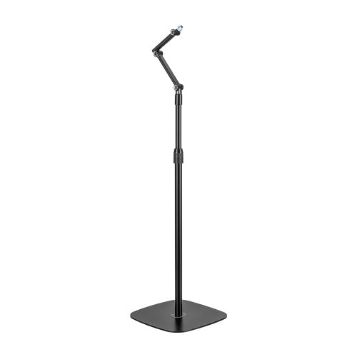 Brateck Stylish Height Adjustable Microphone Floor Stand(Matte Black & Light Grey) 320x320x1694mm (LS)