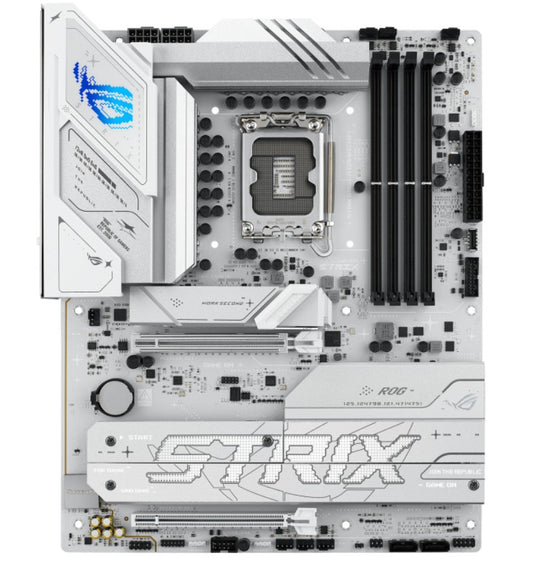 ASUS ROG STRIX B860-A GAMING WIFI LGA1851 ATX Motherboard 256GB, 4x DDR5, 1 x PCIe 5.0, 4 x M.2 slots, 4 x SATA. WiFi 7, 1 x HDMI, 1 x DP