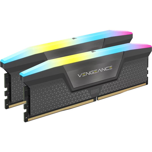 Corsair Vengeance RGB 32GB (2x16GB) DDR5 DRAM 6400MT/s CL32 AMD EXPO & Intel XMP Memory Kit (LS)