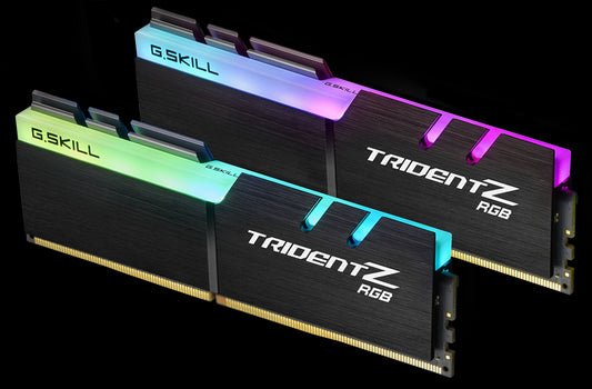 F4-3600C18D-32GTZR 32GB (2 x 16GB)/ PC4-28800 / DDR4 3600 Mhz/ Timings 18-22-22-42/ Voltage 1.35V/ Trident Z RGB