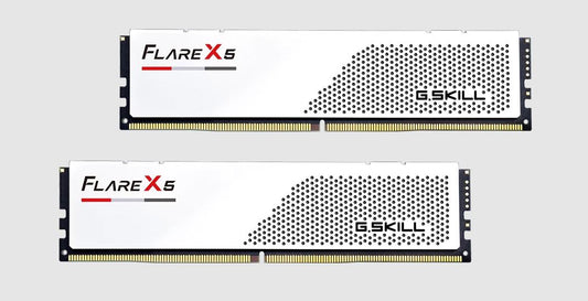 F5-6000J3636F32GX2-FX5W 64GB (2 x 32GB)/ DDR5 6000 MT/s/ Timings 36-36-36-96/ Voltage 1.35 V/ Flare X5/EXPO/XMP 3.0