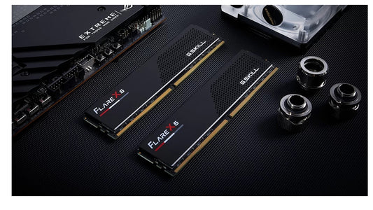 F5-6000J3238F16GX2-FX5 32GB (2 x 16GB)/ DDR5 6000 MT/s/ Timings 32-38-38-96/ Voltage 1.35V/ Flare X5