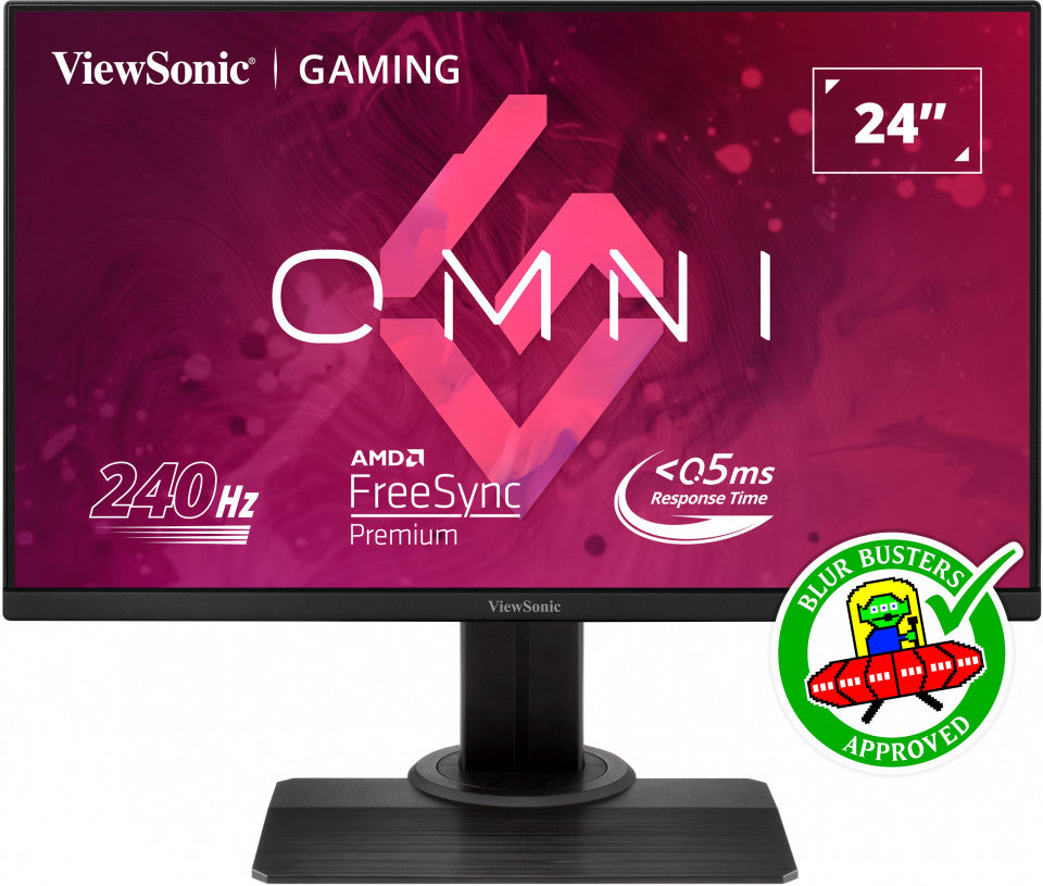 (LS)ViewSonic 24'' 240 Hz 0.5ms GTG, IPS FHD, HDR400, 350 cd/m² , BLUR BUSTERS  2.0, FPS, RTS, MOBA Game mode, HAS, XG2431 Professional Gaming Monitor