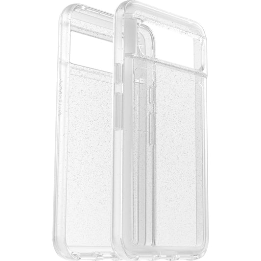 EOL OtterBox Symmetry Clear for Google Pixel 8 (6.2") Case Stardust (Clear Glitter) - (77-94213), DROP+ 3X Military Standard, Raised Edges, 7 Years Warran
