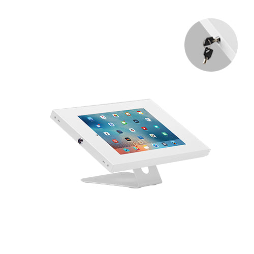 Brateck Anti-Theft Wall-Mounted/Countertop Tablet Holder Fit most 9.7' to 11' tablets( iPad, iPad Air, iPad Pro, - White 343x206x186mm